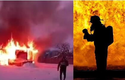 Ugnis sunaikino namą