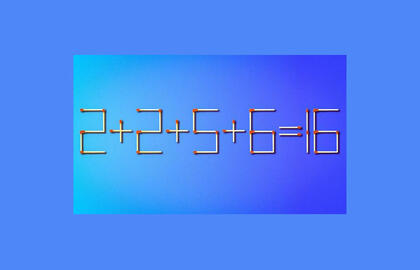 Tikras iššūkis smegenims: perkelkite vieną degtuką ir išspręskite šią matematinę užduotį