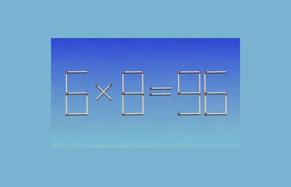 Greitas IQ patikrinimas: reikia pašalinti du degtukus, kad lygybė taptų teisinga