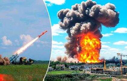 Ukrainoje pagamintas Ilgasis Neptunas atakuoja Rusiją