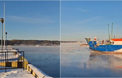 Garuojančios Kuršių marios
