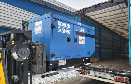 Lietuvos įmonių skirta energetikos įranga sėkmingai pasiekė Ukrainą