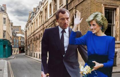 Princesė Diana ir Barry Mannakee Londone