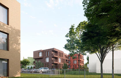 Pirmoji Melnragė, statybos