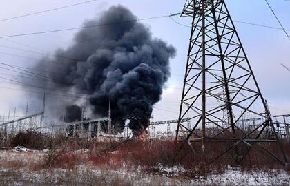 Masinė dronų ataka Briansko srityje