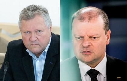 Kazys Starkevičius ir Saulius Skvernelis