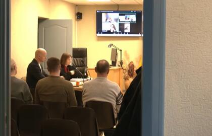 Teismo posėdis Kretingoje