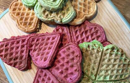 Trispalviai daržovių blynai