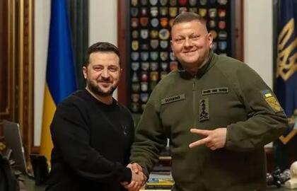 Volodymyras Zelenskis, Valerijus Zalužnas