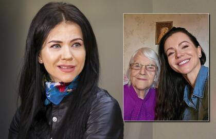 Aistė Pilvelytė su močiute