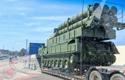 Išsamus Buk-M3 žemės-oro raketų sistemos maketas