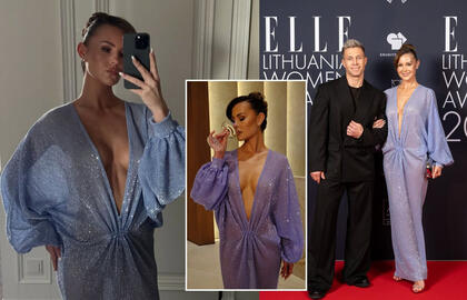 Pramogų elito vakarėlyje Vilniuje dėmesį kaustė Indrė Burlinskaitė