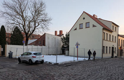 Klaipėdos senamiestis, Daržų gatvė, statybos