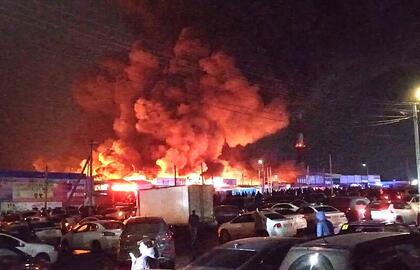 Gaisras Rusijos uoste