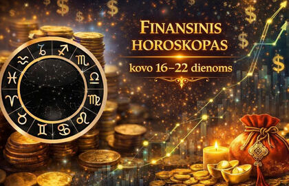 Finansinis horoskopas kovo 16–22 dienoms