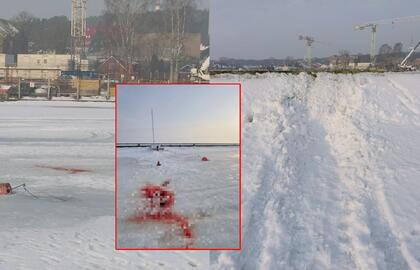 Vaizdai iš žūties vietos Nidoje