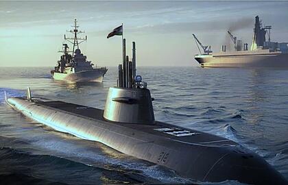 JAV povandeninis laivas nuskandino Irano fregatą