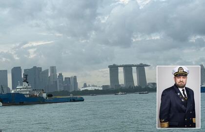 Laivą, kurį reikėjo parplukdyti savininkui į Europą, Romas Karmazinas priėmė Singapūre