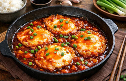 Kiniška kiaušinienė: per 5 minutes