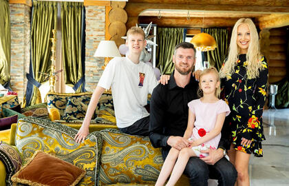 Edita Lavrinovič paviešino netikėtą vaizdelį iš namų