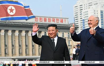 Aliaksandras Lukašenka Šiaurės Korėjoje