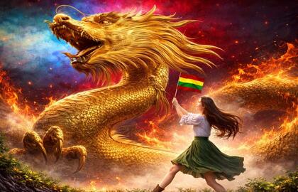 Lietuvaitės kova su Kinų drakonu