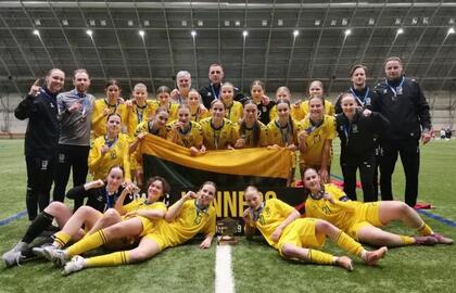 Merginų U19 rinktinė Rygoje laimėjo Baltijos taurę