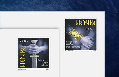 Pašto ženklai Baltų gentys. Kuršiai