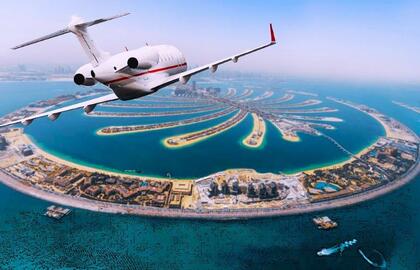 Privatūs skrydžiai iš Dubajaus