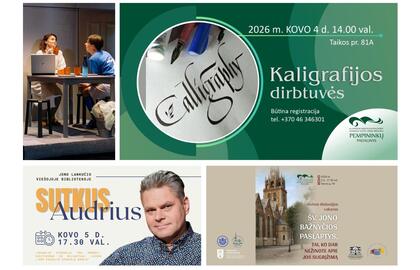 Renginiai Klaipėdoje ir aplink: ką veikti artimiausiomis dienomis