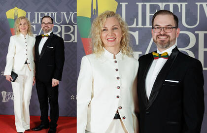 ministras Robertas Kaunas pasirodė su mylimąja