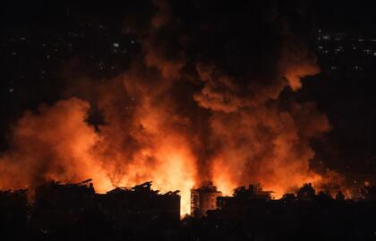 Gaisras Rusijoje po dronų atakos