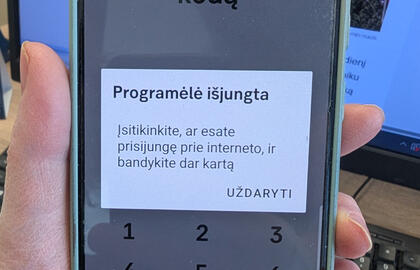 SEB bankas, sutrikimai