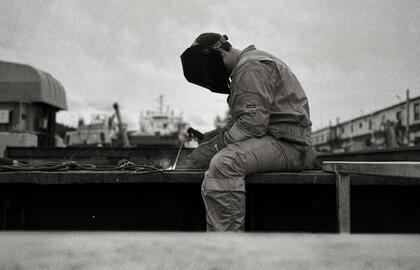 Suvirintojas, laivų remontas