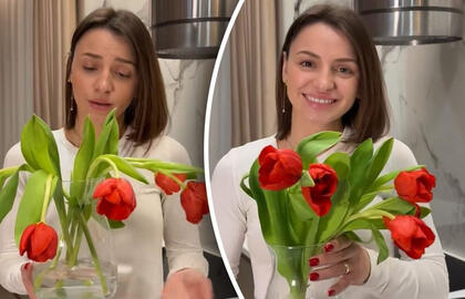 Kaip per 5 minutes išgelbėti nuvytusias tulpes