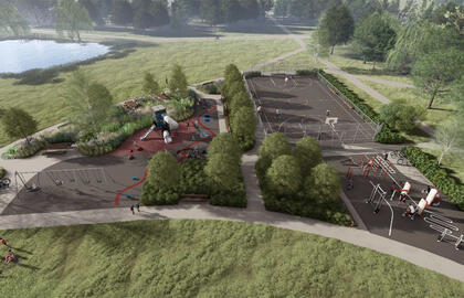 Draugystės parkas, žaidimų aikštelė