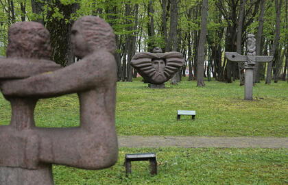 Skulptūrų parkas, skulptūros