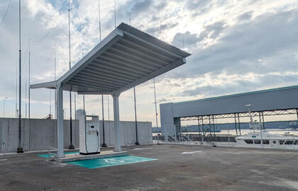 Vandenilio stotelė, Klaipėdos uostas