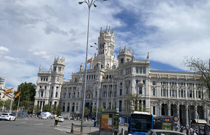 Madrido gatvėse architektūros