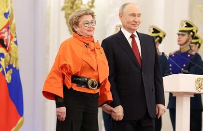 Marina Nejolova ir Vladimiras Putinas