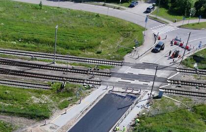 Rimkų pervaža, remontas
