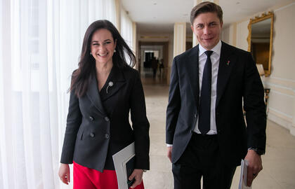 Inga Ruginienė, Mindaugas Sinkevičius