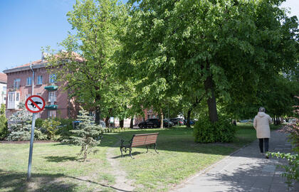 Daugiabučiai, kiemai, žmogus
