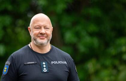 Ramūnas Sarapas, policija