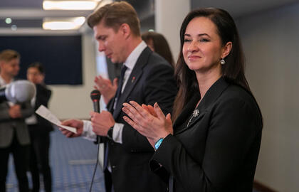Inga Ruginienė, Mindaugas Sinkevičius