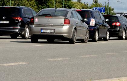 automobiliai, spūstis