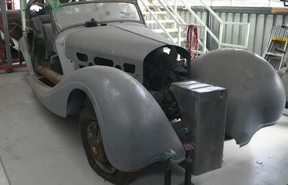 „Mercedes-Benz 540K Special Roadster“ prieš restauraciją