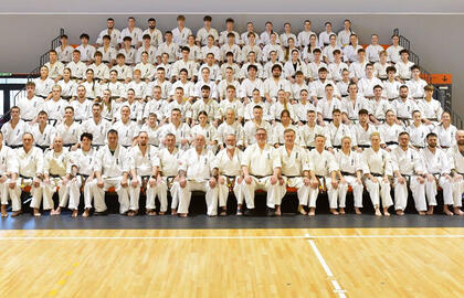 karate, sportininkai