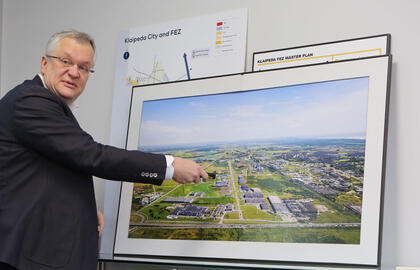 Klaipėdos laisvosios ekonominės zonos (LEZ) valdymo bendrovės generalinis direktorius Eimantas Kiudulas