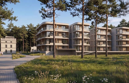 Palanga, nauji apartamentai, projektas